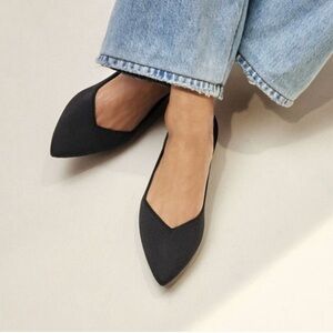 Rothy’s The Point Black Flats Size 8.5